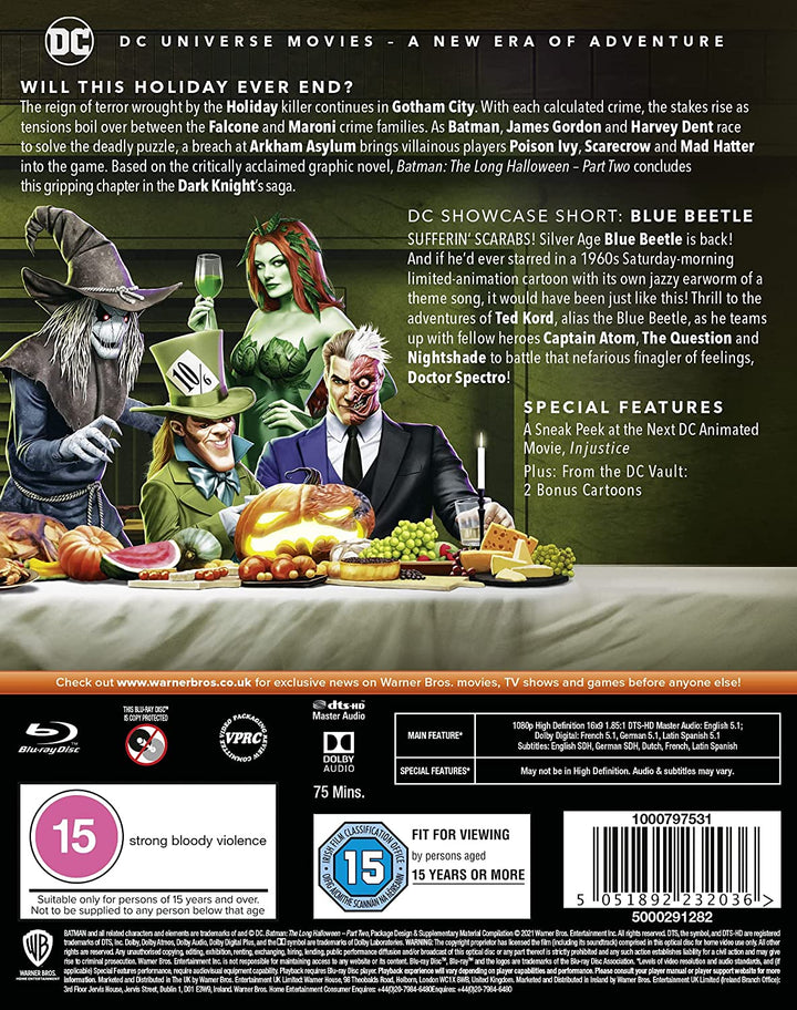 Batman: The Long Halloween Part 2 [2021] [Region Free] - Action [Blu-ray]