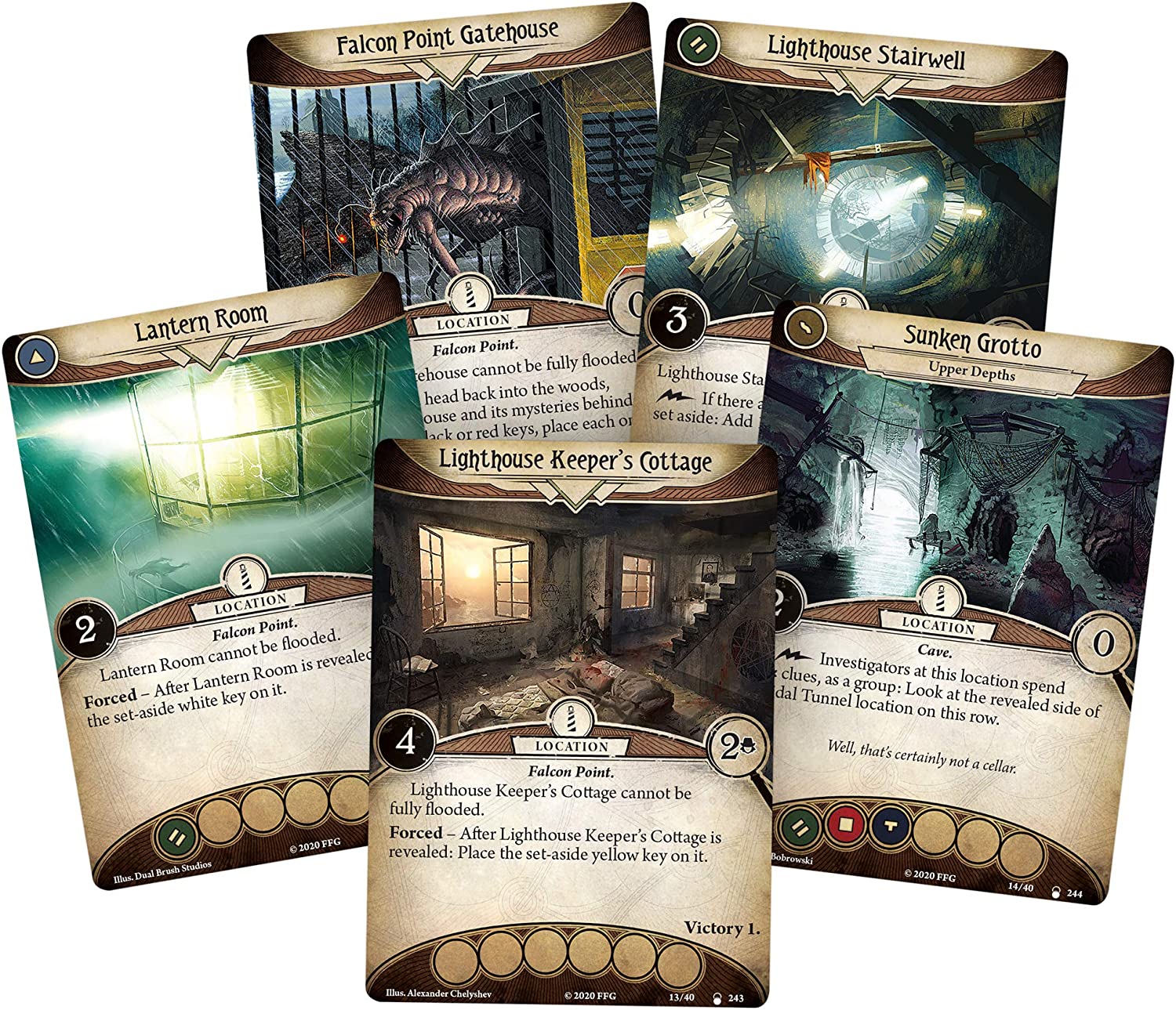 Fantasy Flight Games Arkham Horror: The Card Game A Light in the Fog Mythos Pack