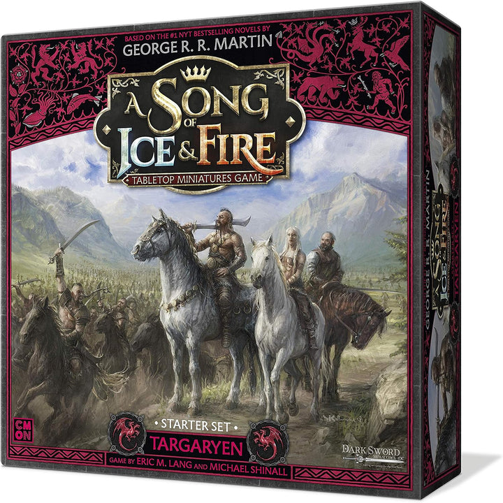 Cool Mini or Not - A Song of Ice and Fire: Targaryen Starter Set Core Box - Miniature Game