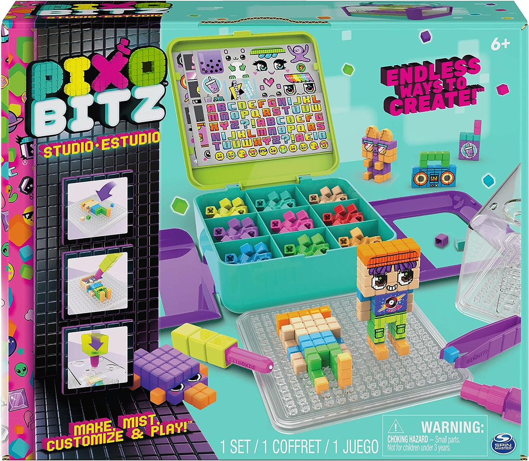 Pixobitz Studio with 500 Water Fuse Beads, Decos and Accessories