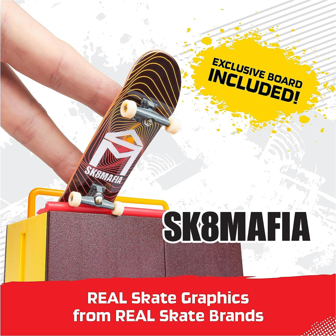 Tech Deck - FINGER SKATE - STARTER SET X-CONNECT SK8MAFIA VERT WALL