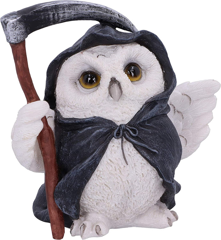 Nemesis Now Flight Grim Reaper Owl Familiar Figurine, White, 12.5cm