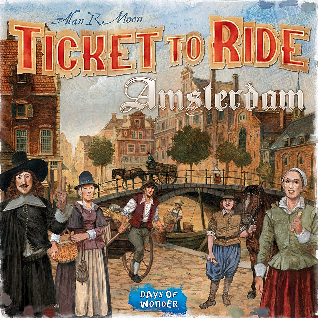 Days of Wonder - Ticket to Ride Amsterdam Board Game