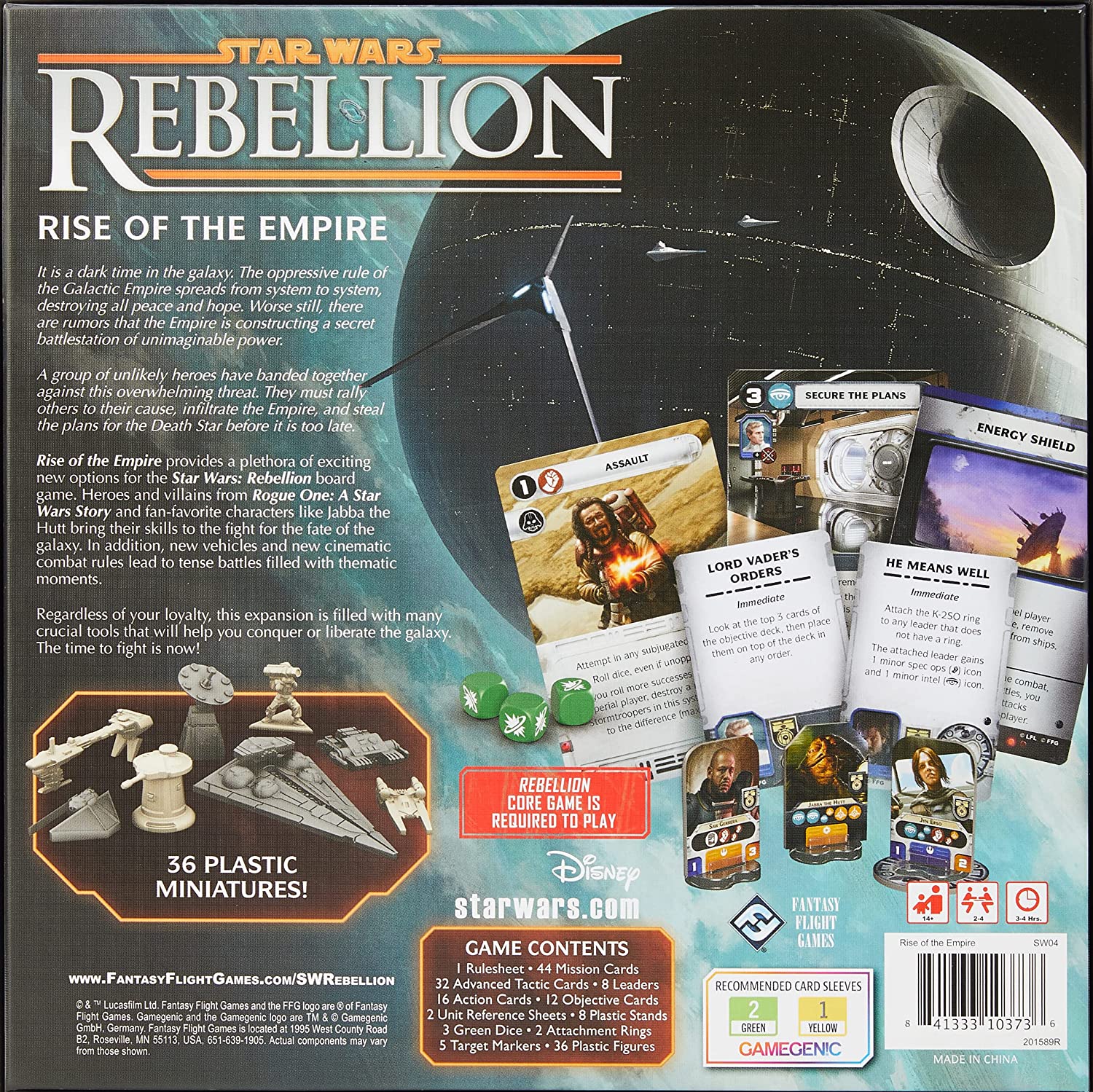 Fantasy Flight Games Star Wars Rebellion: Rise of the Empire Expansion
