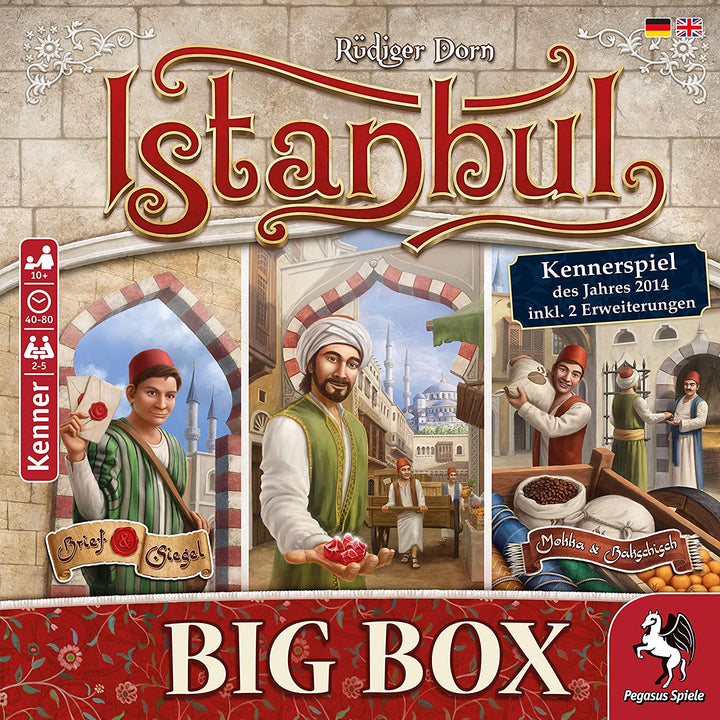 Pegasus Spiele | Istanbul Big Box | Board Game | 2 to 5 Players | Ages 10+ | 40