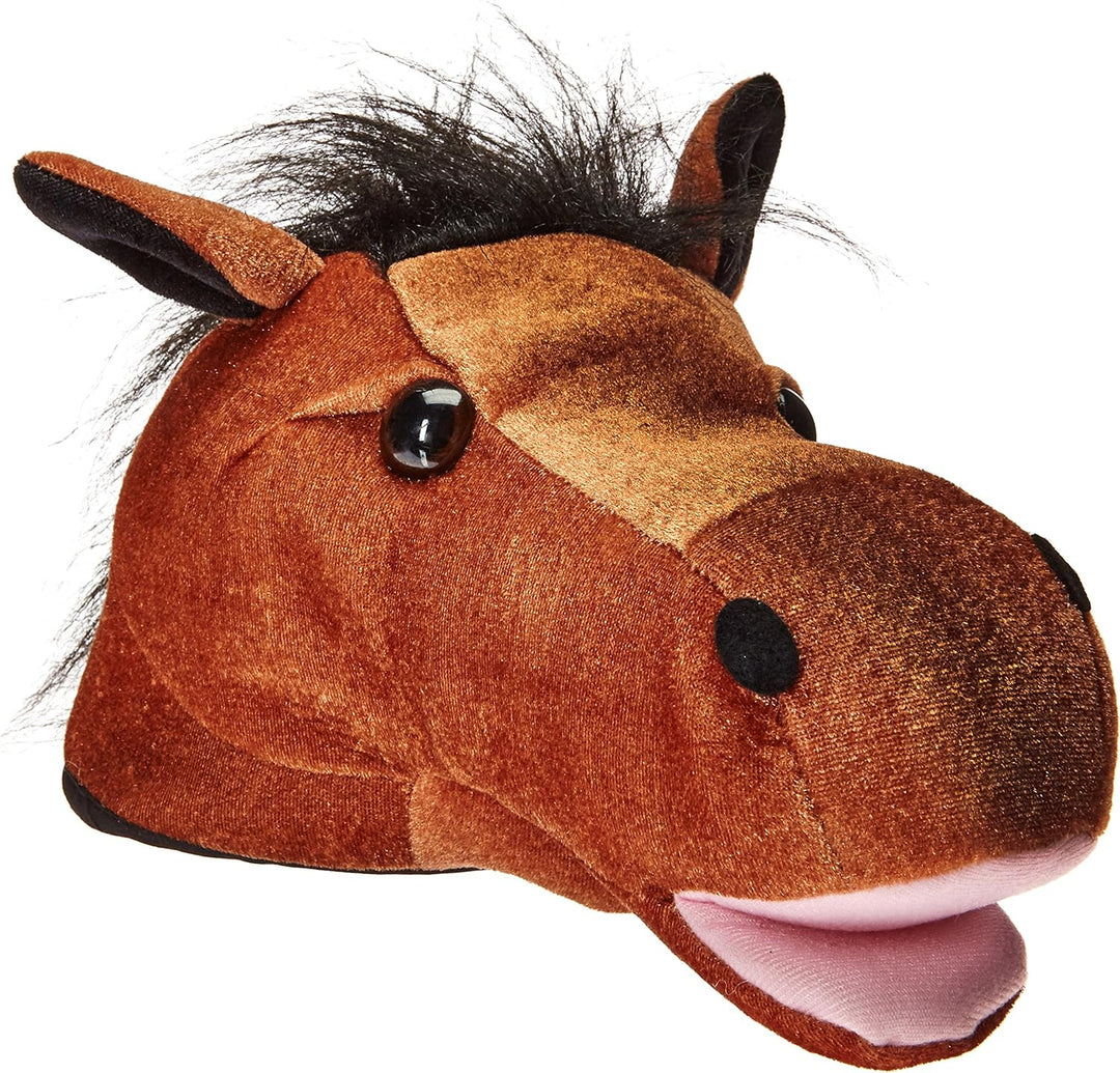 Smiffys Horse Hat with Mane - Brown