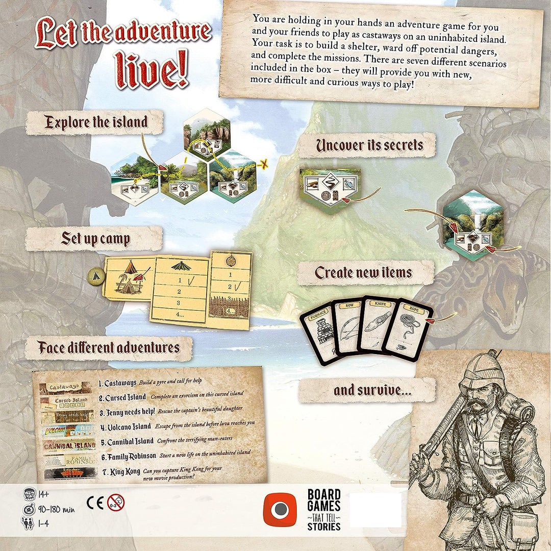 Robinson Crusoe: Adventures on The Cursed Island Co-operative Board Game