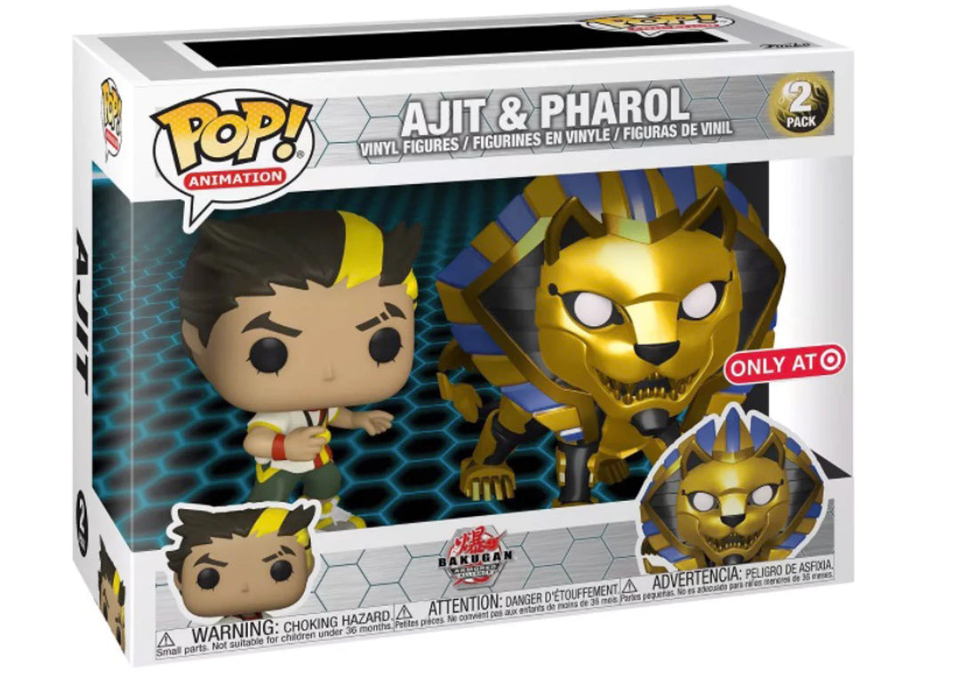 Bakugan Ajit & Pharol Exclu Funko 54623 Pop! Vinyl