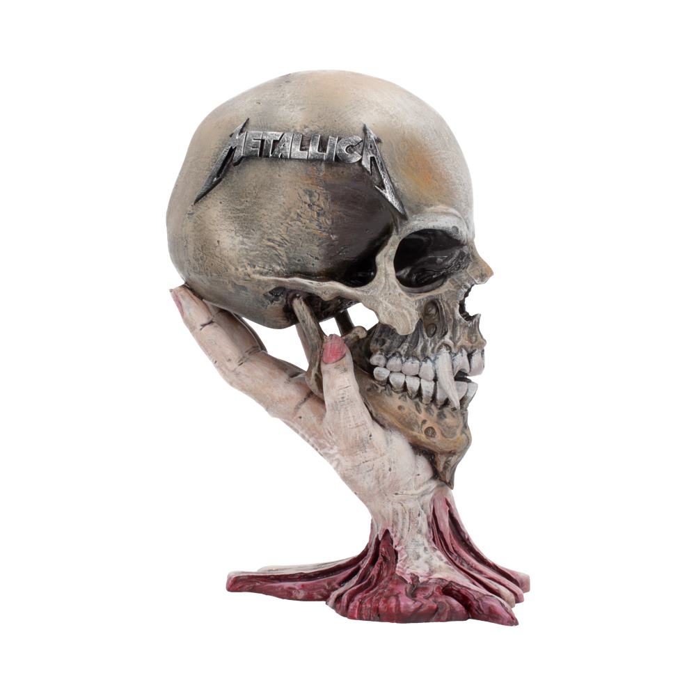 Nemesis Now Metallica Sad But True Skull 22cm, Resin, Taupe