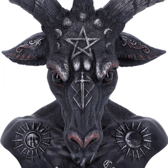 Nemesis Now Celestial Black and Silver Baphomet Bust - Resin Sculpture 6