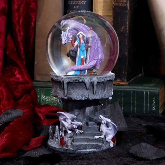 Nemesis Now Anne Stokes Dragon Mage Fantasy Snowglobe Shaker (B5136R0)