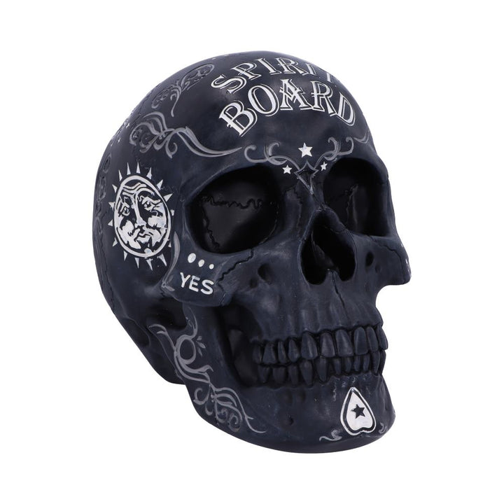 Nemesis Now Spirit Ouija Talking Board Skull Ornament, Black, 20cm