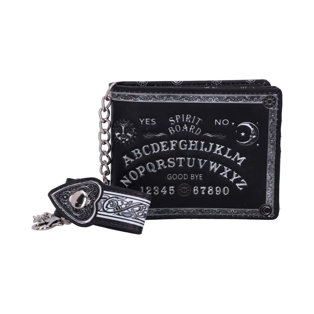 Nemesis Now Spirit Board Embossed Purse Ouija Wallet Black 18.5cm, 11cm