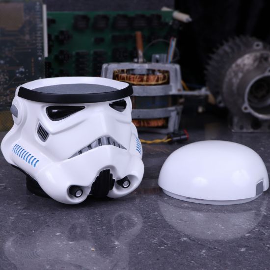 Nemesis Now The Original Stormtrooper Helmet Trinket Box, Resin, White, 17.5cm