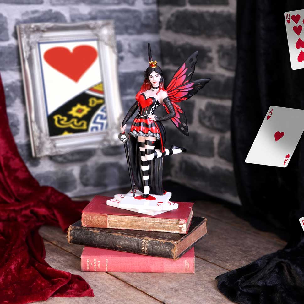 Nemesis Now Wonderland Fairies - Queen of Hearts Resin Figurine
