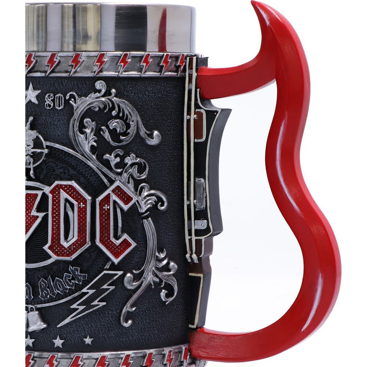 Nemesis Now Officially Licensed ACDC Back in Black Tankard Mug, 16cm