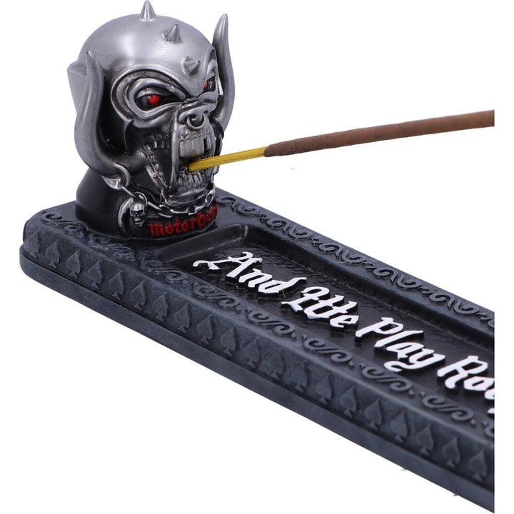 Nemesis Now Officially Licensed Motorhead Warpig Incense Stick Holder 25.5cm, Resin, Silver