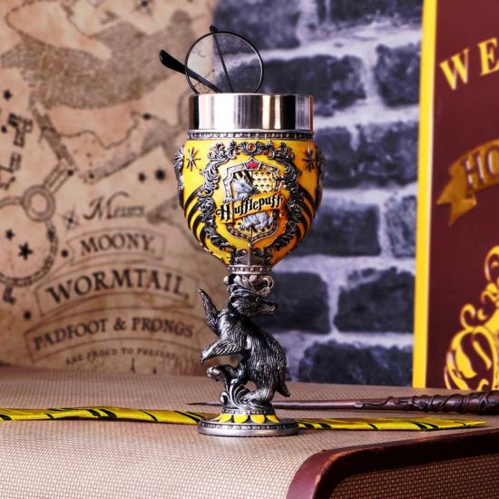 Nemesis Now Harry Potter Hufflepuff Collectible Goblet 19.5cm - Yellow Silver