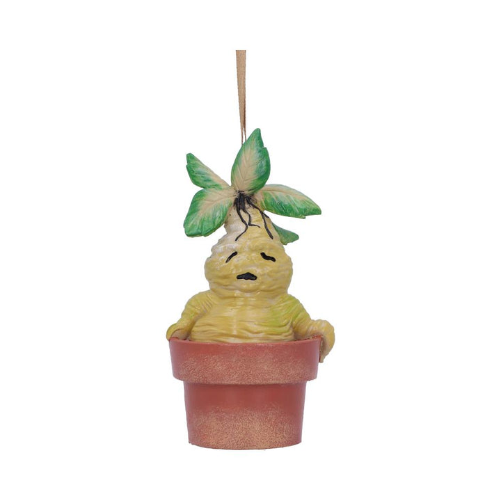 Nemesis Now Harry Potter Mandrake Plant Hanging Ornament, Resin, Green, 9.5cm