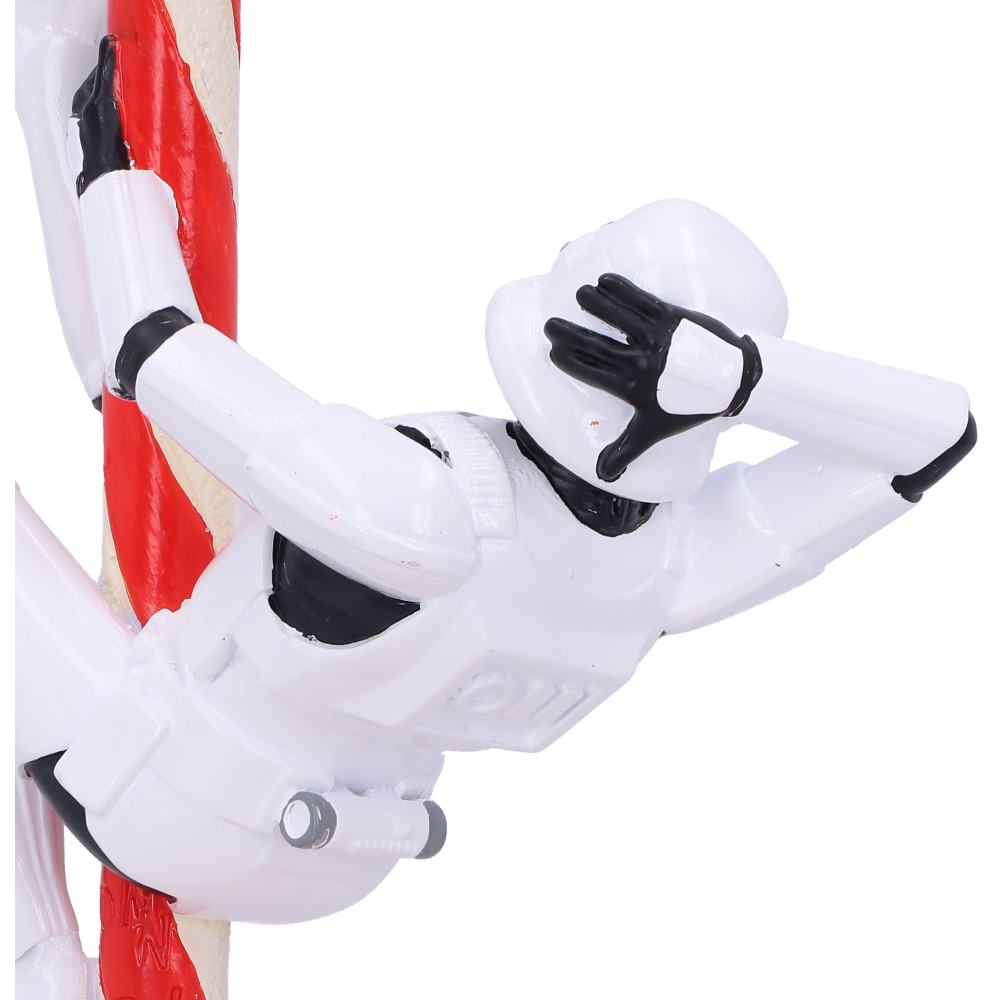 Nemesis Now Stormtrooper Candy Cane Hanging Ornament in Red and White Resin 3
