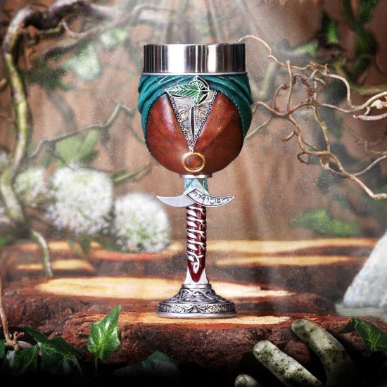 Nemesis Now Officially Licensed Lord of The Rings Frodo Goblet, Brown, 19.5cm