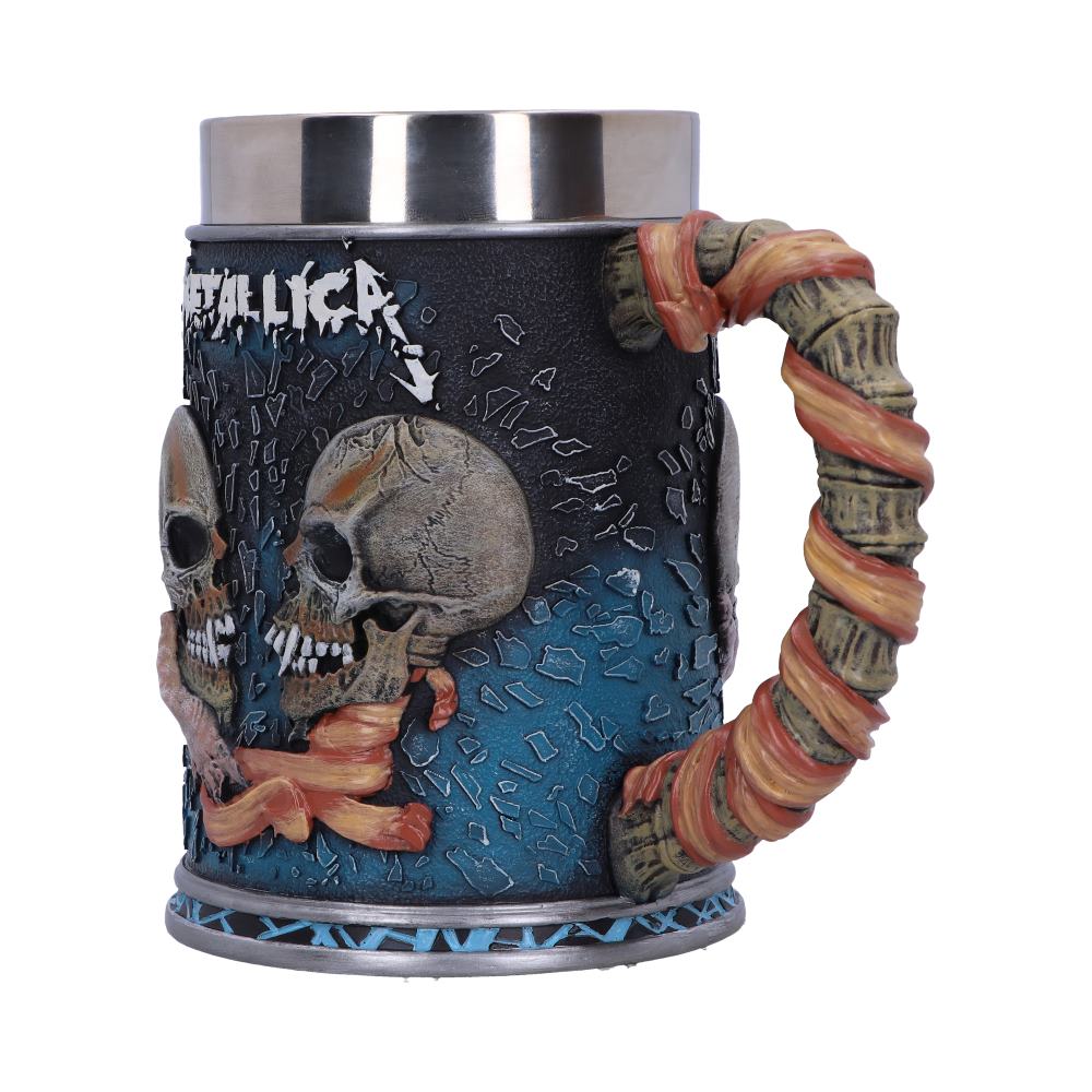 Nemesis Now Officially Licensed Metallica Sad But True Tankard 15.5cm, Blue