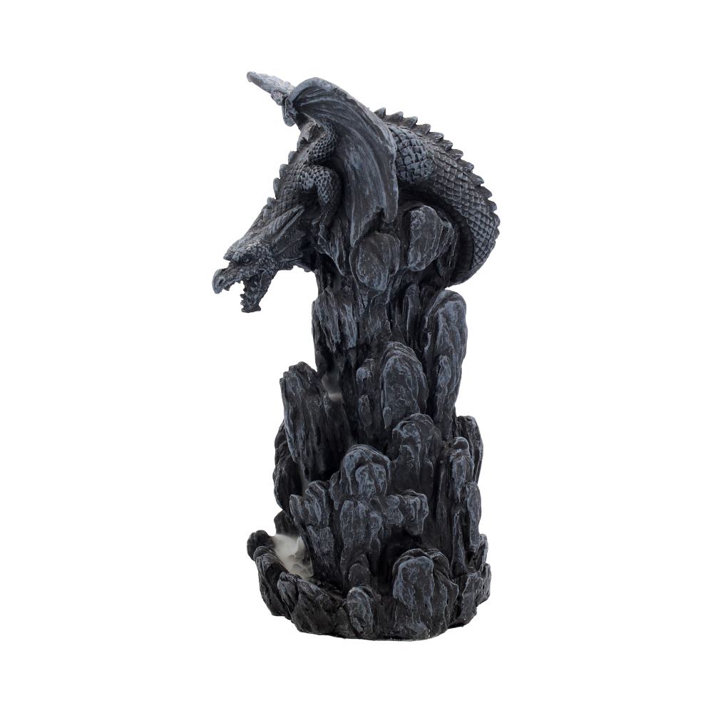 Nemesis Now Dragon Tower Incense Burner 24.5cm Black, Resin