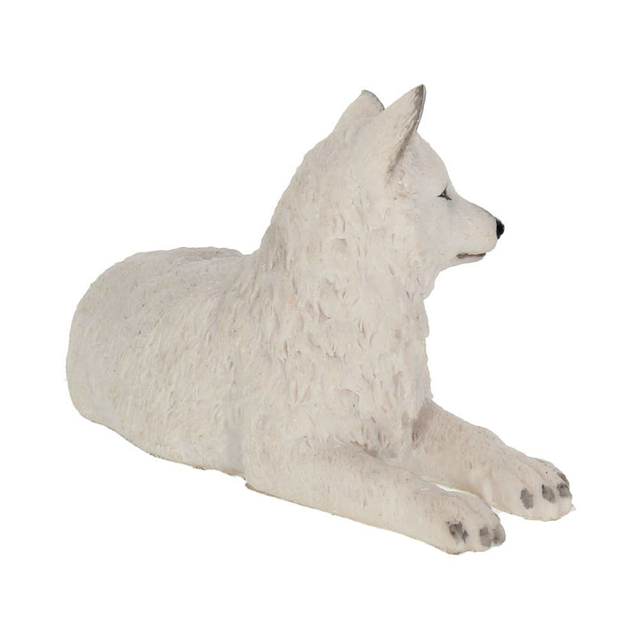 Nemesis Now Winter Wolf Pup Figurine 12cm White