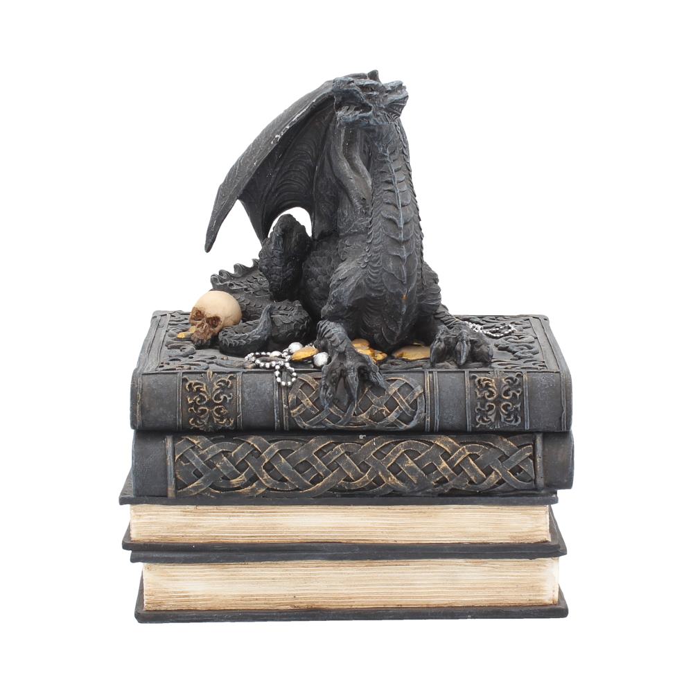 Nemesis Now Secrets Of The Dragon Box 19cm Black, Resin