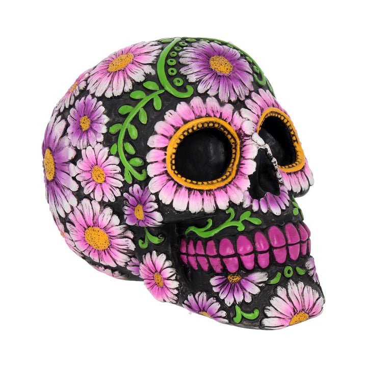 Nemesis Now Sugar Petal Skull 14.5cm, resin, Pale Pink