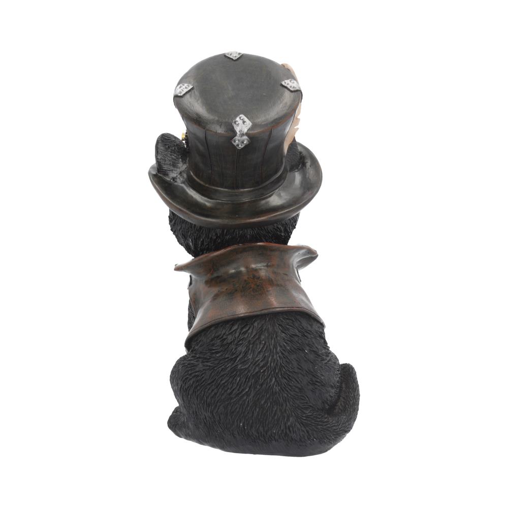 Nemesis Now Cogsmith's Cat - Steampunk Black Cat Resin Figurine 3