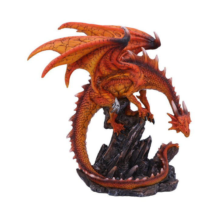 Nemesis Now Mikan Burnt Orange Dragon Figurine, Polyresin, One Size