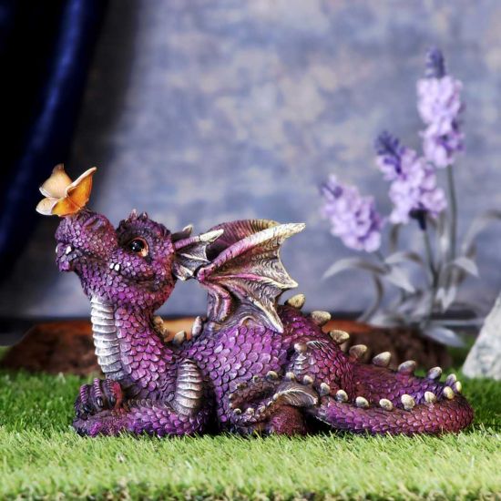 Nemesis Now Nature's Kiss - Purple Dragon Figurine