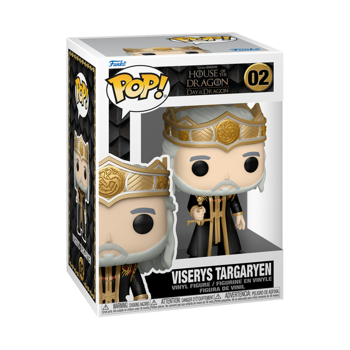 Game of Thrones House of the Dragon Viserys Targaryen Funko 65608 Pop! Vinyl #02